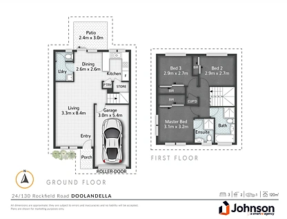 24/130 Rockfield Road, Doolandella, Brisbane Western Region, 3部屋, 2バスルーム, Townhouse