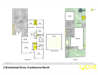 5 Brentwood Drive, Cranbourne North, South East Melbourne, 4 habitaciones, 2 baños, House