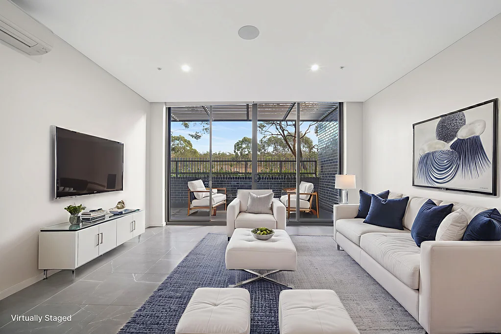 Wentworth Point 1 Bedroom 110 sqm Courtyard Oasis | Dual-Access Ground-Level Home