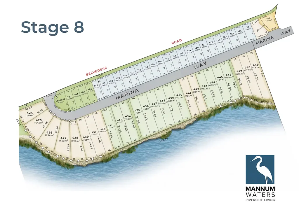 Mannum Limited Waterfront Release | Lots 436 & 437 - Mannum Waters Estate