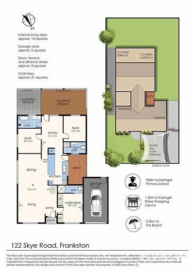 122 Skye Road, Frankston, VIC 3199, 3房, 2浴, House