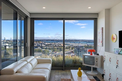 Top Floor Corner Residence with Iconic Harbour Views - Fully Furnished