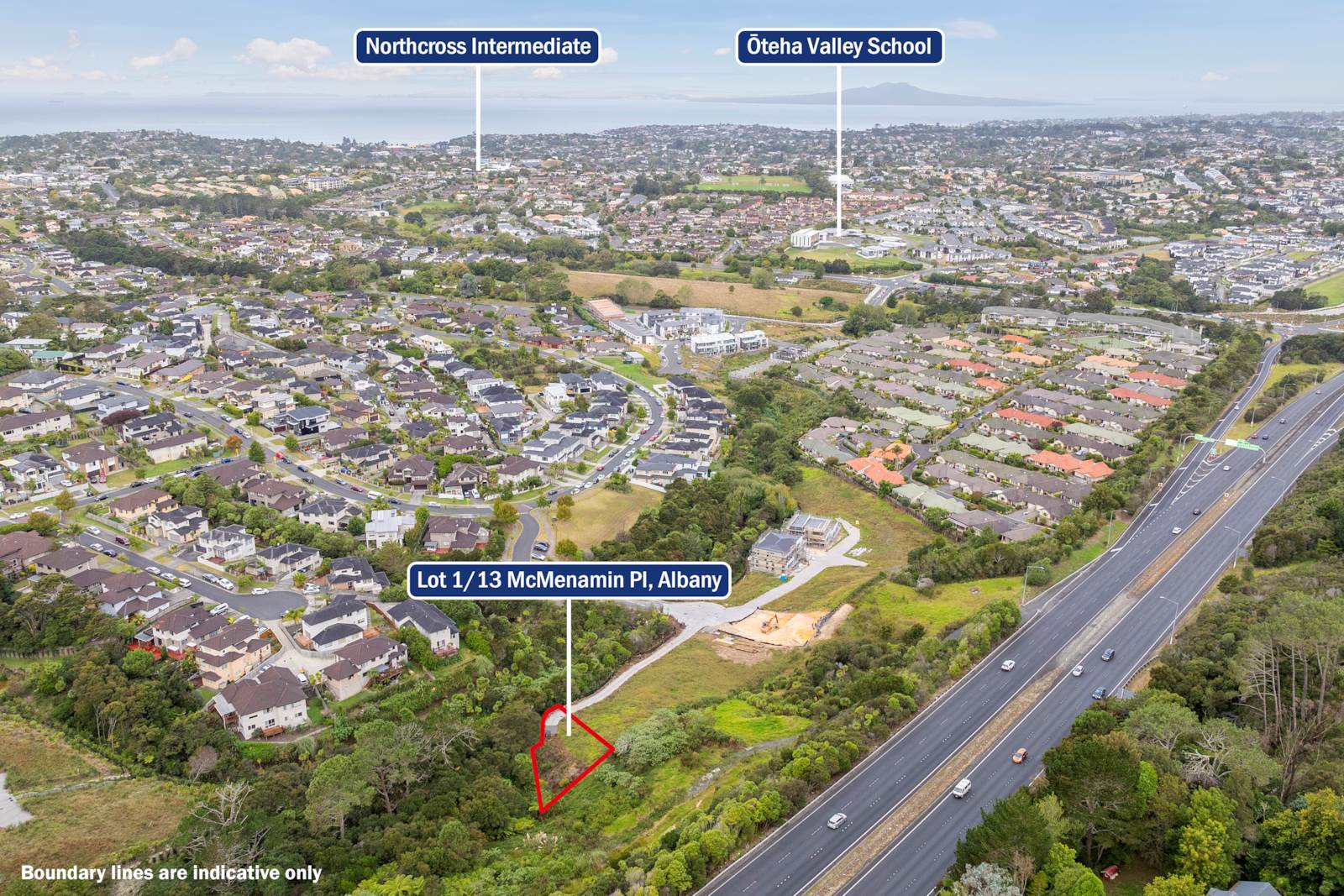 13 Mcmenamin Place, Fairview Heights, Auckland - North Shore, 5房, 0浴, Section