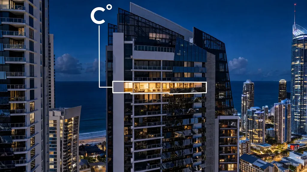 Surfers Paradise 3 Bedroom Stunning Beachside Sky-Home