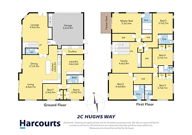 2C Hughs Way, Flat Bush, Manukau City, Auckland, 7 રૂમ, 6 બાથરૂમ, House