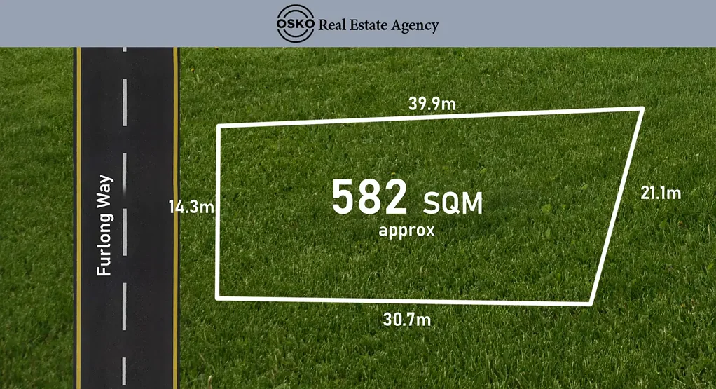 Aintree 582sqm独立产权地块 社区环绕公园 公园步行200米 内设体育娱乐 步行可达学校 商场交通 Build Your Dream Home on a Premium 582sqm Titled Block – 16 Furlong Way, Aintree