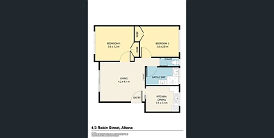 Floor plan - 4/3-5 Robin Street, Altona, VIC 3018