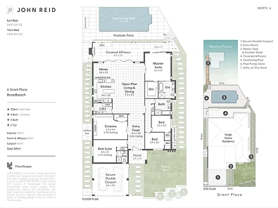 6 Grant Place, Broadbeach Waters, QLD 4218, 4 Kuwarto, 3 Banyo, House