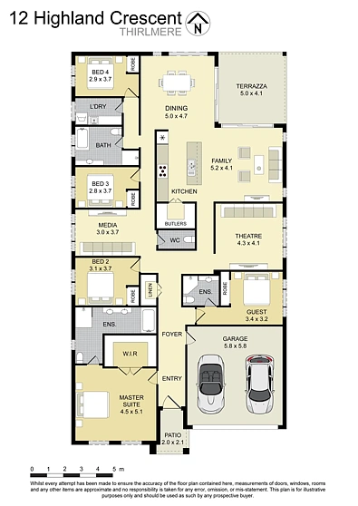 12 Highland Crescent, Thirlmere, NSW 2572, 5 slaapkamers, 3 badkamers, House