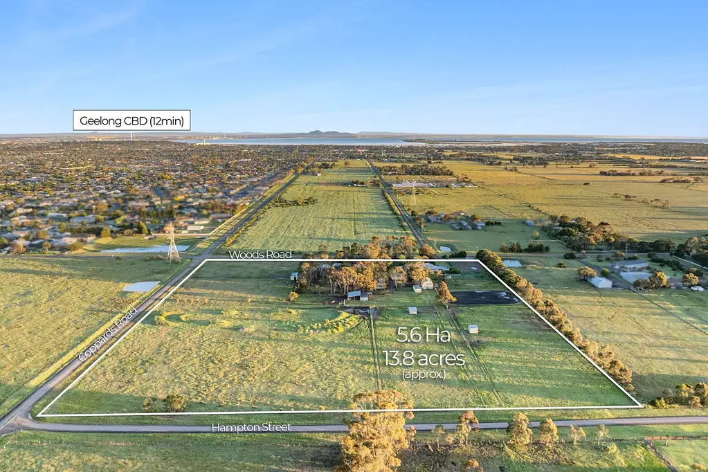 Moolap 4બેડરૂમ Premium Semi-Rural Acreage in a Strategic Position