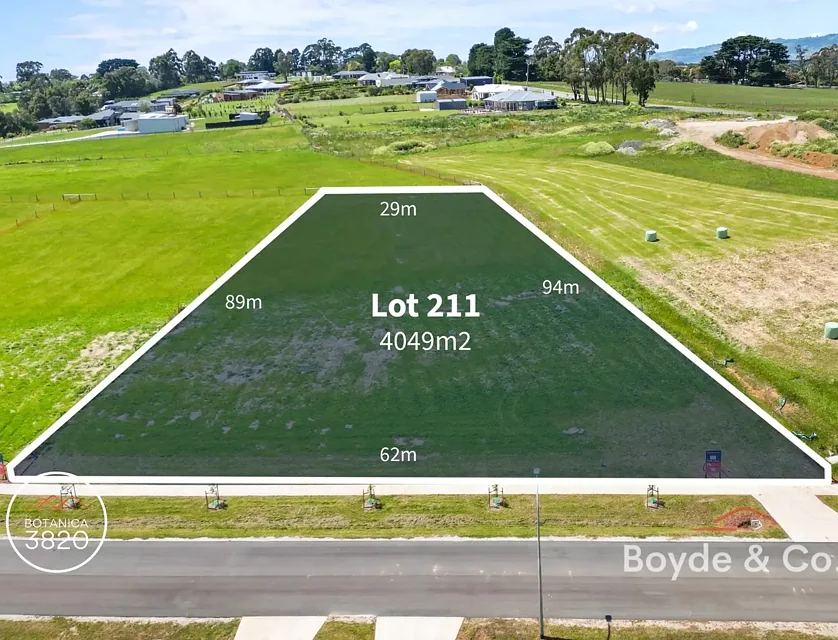 LOT 211 Botanica Drive, Warragul, Traralagon , 0 Bedrooms, 0 Bathrooms, Section