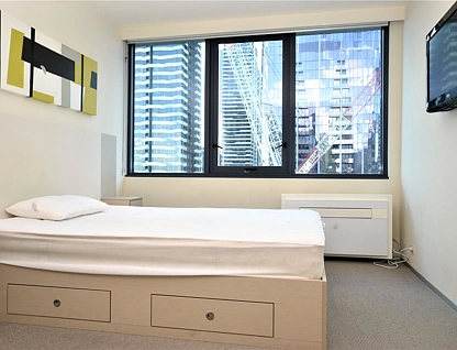 1502/181 ABeckett Street, Melbourne, Melbourne CBD, 1 कमरे, 1 बाथरूम, Studio