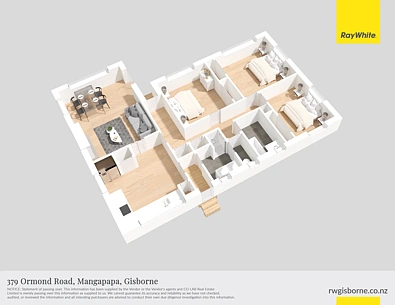 Plano ng Palapag - 379 Ormond Road, Mangapapa, Gisborne