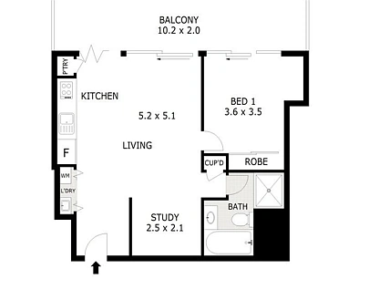 3403/91 Liverpool Street, Sydney, Sydney CBD, 1 Kuwarto, 1 Banyo, Apartment