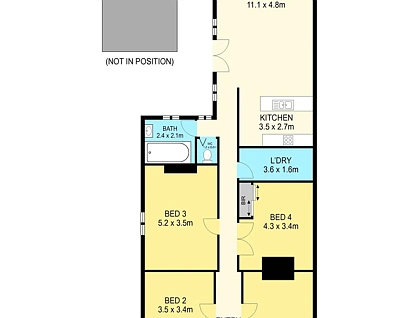 204 Neill Street, Soldiers Hill, Ballarat, 4 غرف, 1 حمامات, House