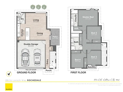 66/21 Lorisch Way, Rochedale, QLD 4123, 4房, 2浴, Townhouse