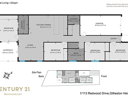 1/113 Redwood Drive, Gillieston Heights, Hunter, 4 Bedrooms, 2 Bathrooms, Apartment