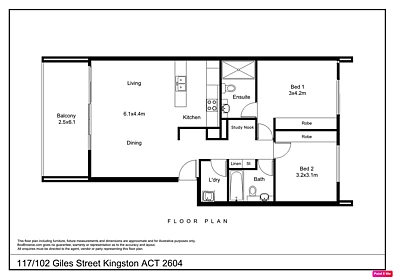 117/102 Giles Street, Kingston, ACT 2604, 2 Bedrooms, 2 Bathrooms, Apartment