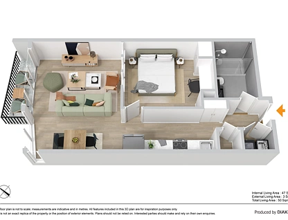 910/959 Ann Street, Fortitude Valley, Brisbane - Inner City Region, 1 habitaciones, 1 baños, Apartment