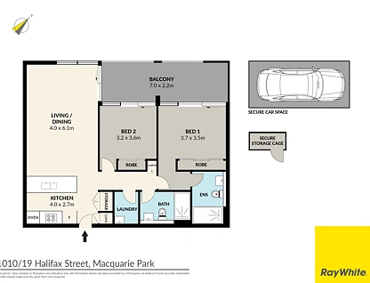 1010/19 Halifax Street, Macquarie Park, Upper North Shore, 2房, 2浴, Apartment