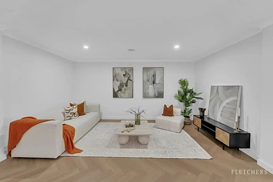 लिविंग रूम - 7 RIDGEWAY, MELTON WEST VIC 3337