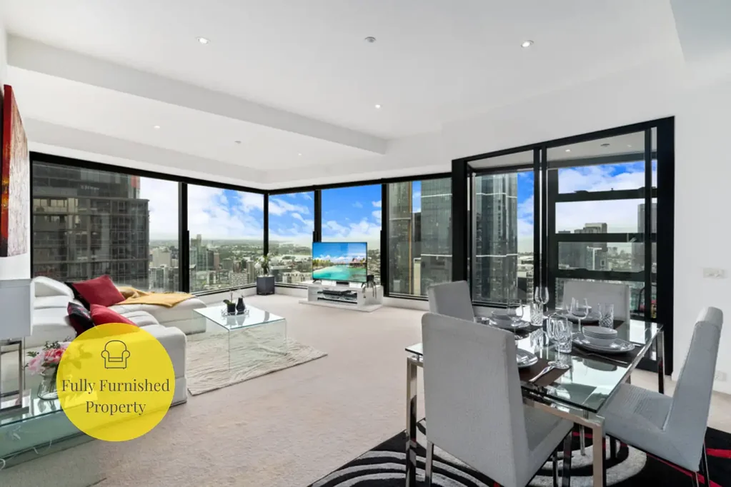 Eureka Tower Elegance - Fully Furnished Apartment with Stunning Views