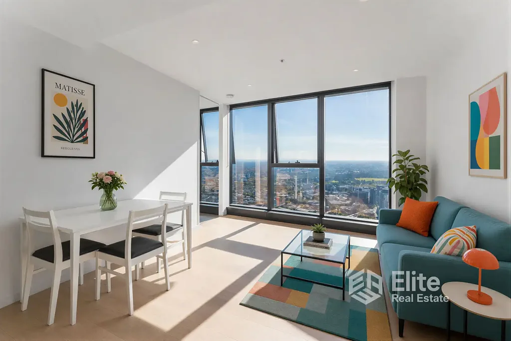 Melbourne 2房 墨尔本标志性 Queens Place 62层的尊贵奢华 Elevated Luxury on Level 62 of Melbourne's Iconic Queens Place