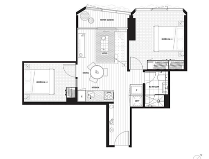58/442 Elizabeth Street, Melbourne, Melbourne CBD, 2 침실, 1 욕실, Apartment