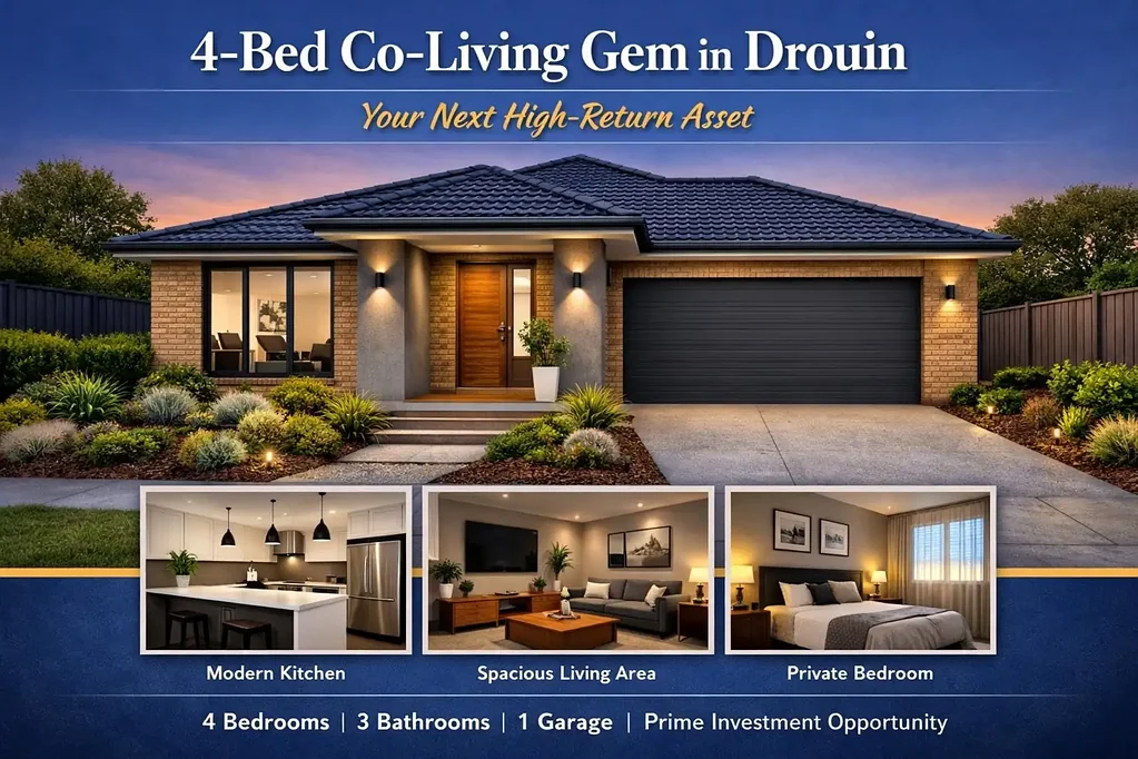 Drouin 4 Slaapkamer 4‑Bed Co‑Living Gem in Drouin — Your Next High‑Return Asset