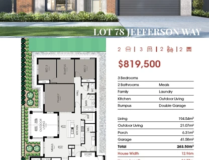 1 & 3 Jefferson Way, Shepparton, Shepparton, 3 habitaciones, 2 baños, House