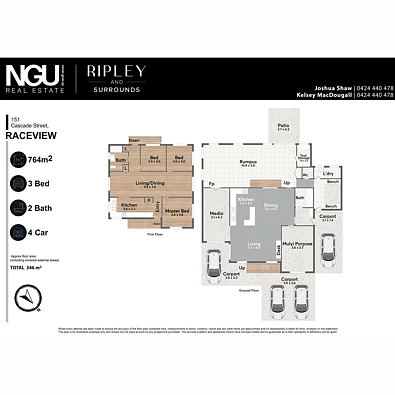 151 Cascade Street, Raceview, QLD 4305, 3房, 2浴, House