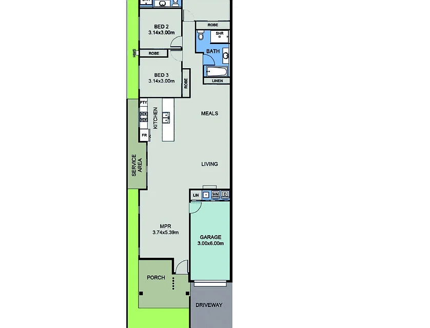 16B Octagonal Rise, Port Macquarie, North Coast, 3 कमरे, 2 बाथरूम, Apartment