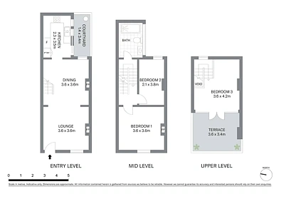 112 Kent Street, Millers Point, NSW 2000, 3 chambres, 1 salles de bain, House