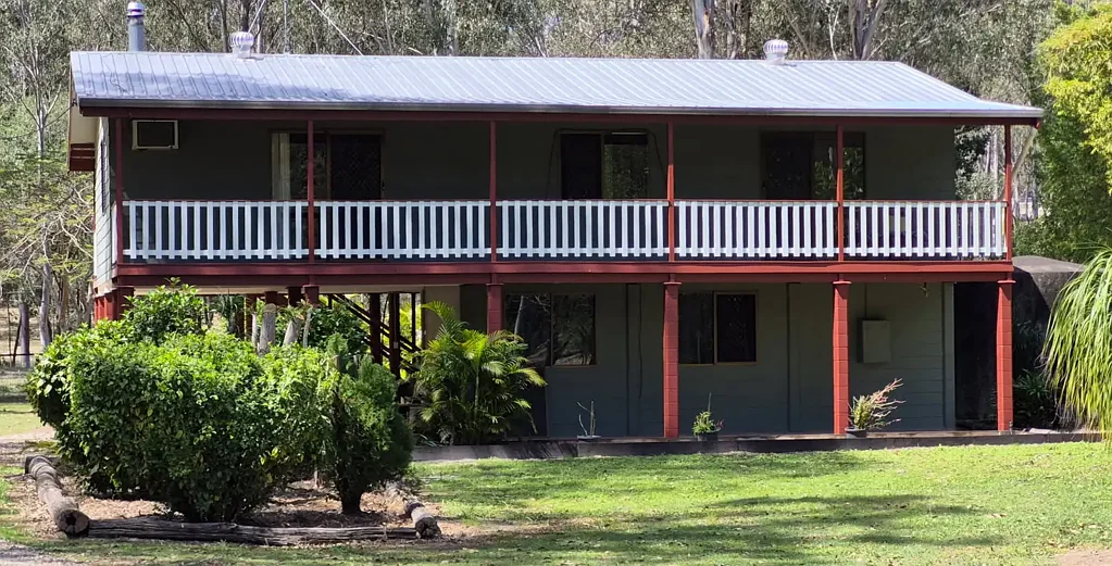 Large home with shed on a quiet acreage block