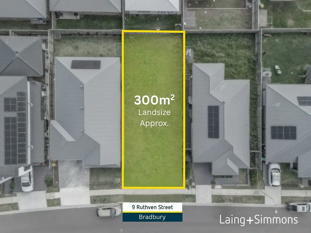 Bradbury Prime Registered 300m² Vacant Block – Ready to Build