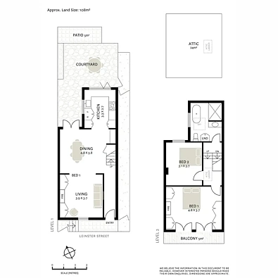 2 Leinster Street, Paddington, NSW 2021, 2 Bedrooms, 1 Bathrooms, House