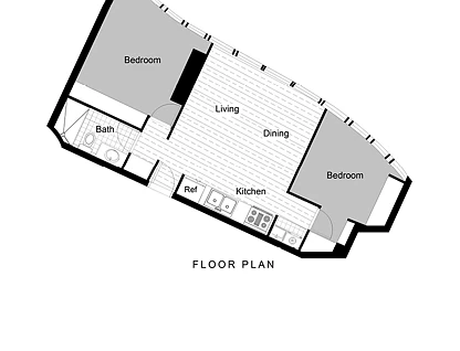 302/140 Alice Street, Brisbane City, Brisbane - Inner City Region, 2 rūma, 1 rūma horoi, Apartment