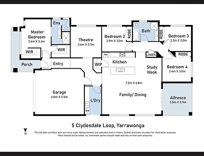 5 Clydesdale Loop, Yarrawonga, VIC 3730, 4 ਕਮਰੇ, 2 ਬਾਥਰੂਮ, House