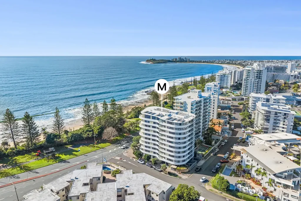 Mooloolaba 1部屋 Luxury Oceanfront Mooloolaba Apartment