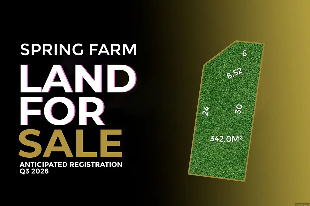 Spring Farm Exclusive Land Opportunity in Spring Farm - Registration anticipated Q3 2026