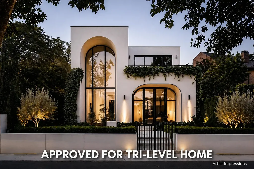 Strathfield 3chambre LAND VALUE OPPURTUNITY WITH APPROVAL FOR TRI LEVEL MASTERPIECE