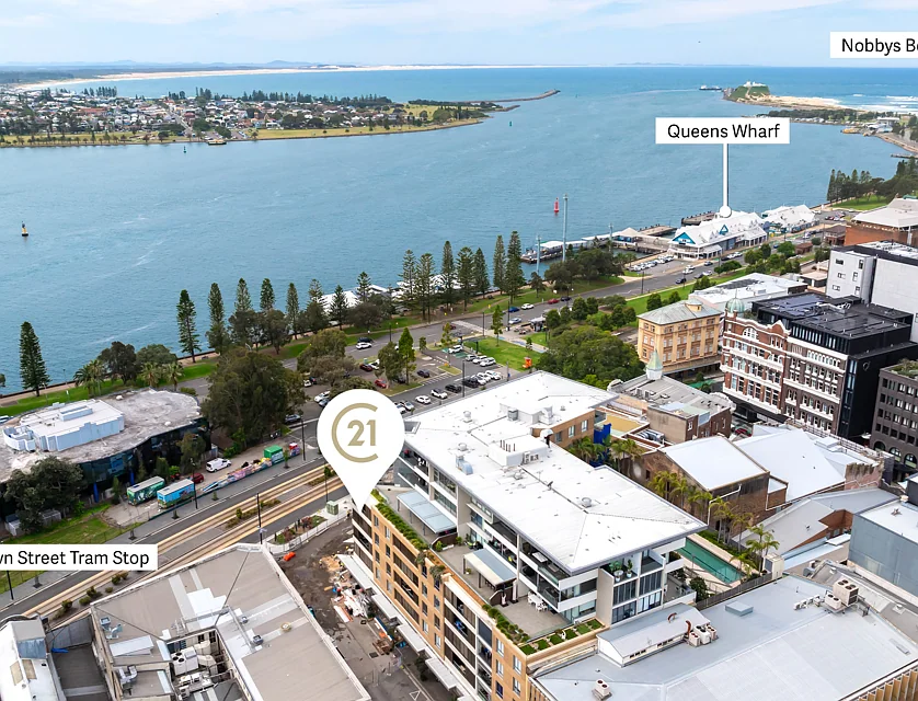 304/209 Hunter Street, Newcastle, Newcastle, 2 rūma, 2 rūma horoi, Apartment