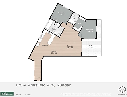 6/2-4 Amisfield Avenue, Nundah, Brisbane - Northern Region , 2 Bedrooms, 2 Bathrooms, Apartment