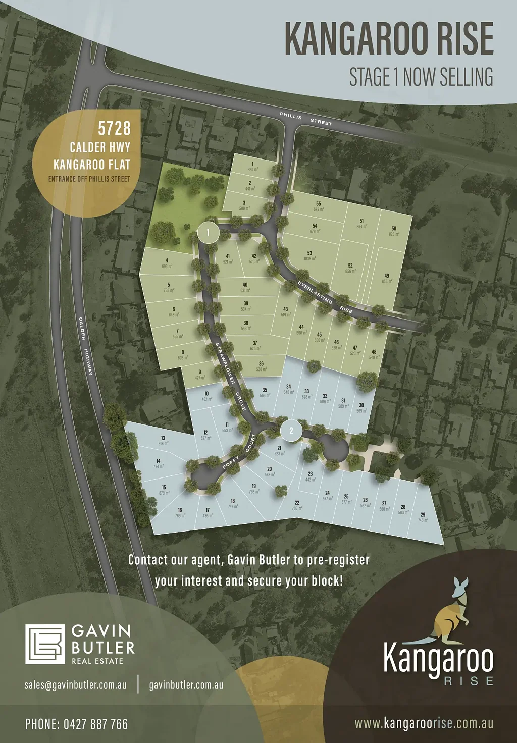 Kangaroo Flat Kangaroo Rise - Boutique Estate on the Melbourne side of Bendigo - Construction of stage 1 has commenced!