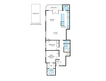 2/62 East Concourse, Beaumaris, Bayside, 2房, 2浴, Apartment