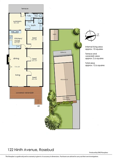 122 Ninth Avenue, Rosebud, VIC 3939, 3房, 1浴, House