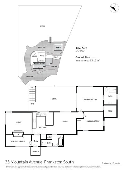 35 Mountain Avenue, Frankston South, VIC 3199, 3 침실, 2 욕실, House