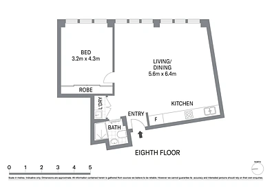 23/44 Bridge Street, Sydney, NSW 2000, 1 rūma, 1 rūma horoi, Apartment
