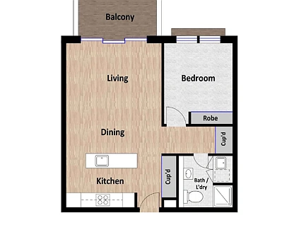 207/142 Anketell Street, Greenway, Tuggeranong District, 1 habitaciones, 1 baños, Apartment