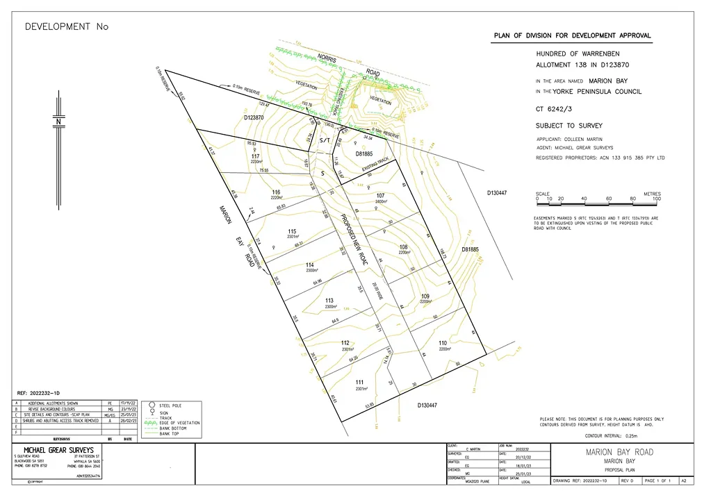 Lot 103 Norris Road, Marion Bay, SA 5575